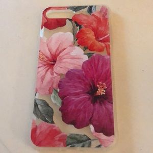 iPhone case 7/8 plus pretty flowers 🌺 🌸
